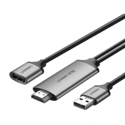 UGREEN USB to HDMI Digital AV Adapter 1.5m (Gray) - (50291)